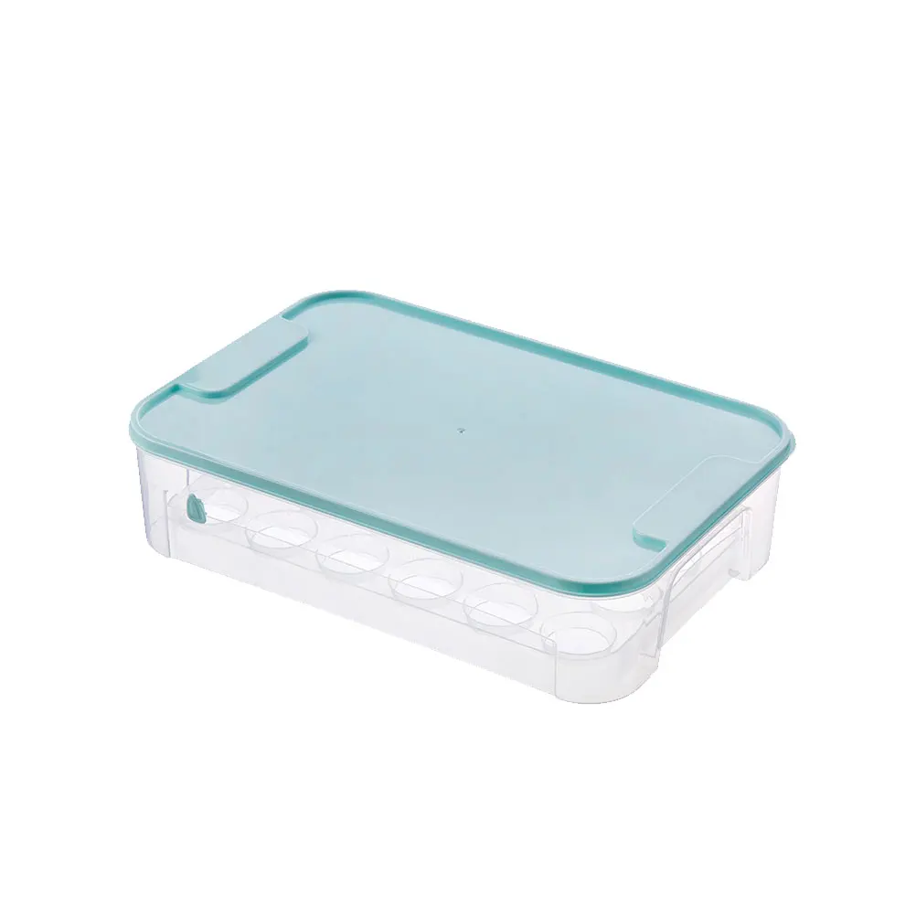 

24 Eggs Stackable Case with Lid Suitable for Refrigerators Egg Storage Egg Storage Container Container Tray Box