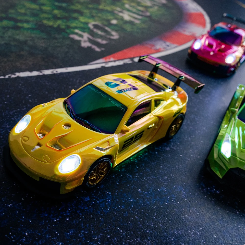 2.4G 4WD RC الانجراف سيارة مع مصباح ليد 1/24 التحكم عن بعد سباق السيارات مركبة استبدال الإطارات المنافسة سباق السيارات لعبة هدية Q228