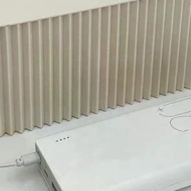 Cable Management Box Wire Storage Organizer With Top Storage Tray Cord Access Holes For Desktop Home Power Cord Hiding Holder