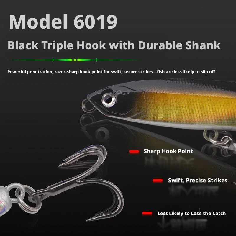 5 Stück sinkende Bleistiftköder 10g 14g 16g 18g 24g Wobbler Swimbait-Set mit Haken Popper Meeresfischerei-Köder Künstlicher Köder (Geschenk-Köderbox) – Detail 5