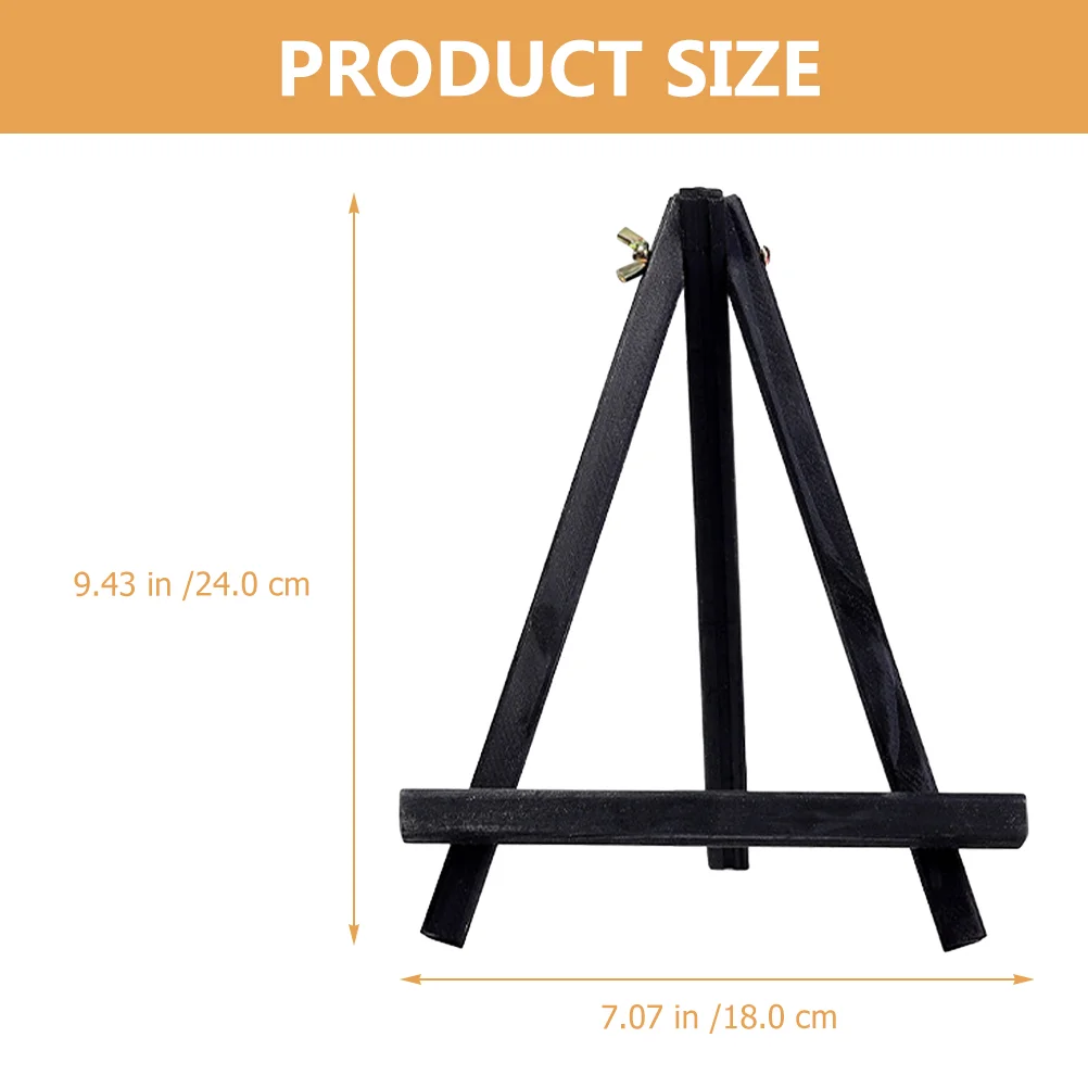 Mini support en toile pour enfants, support de dessin en bois, palette pour enfants, trépied en bois britannique