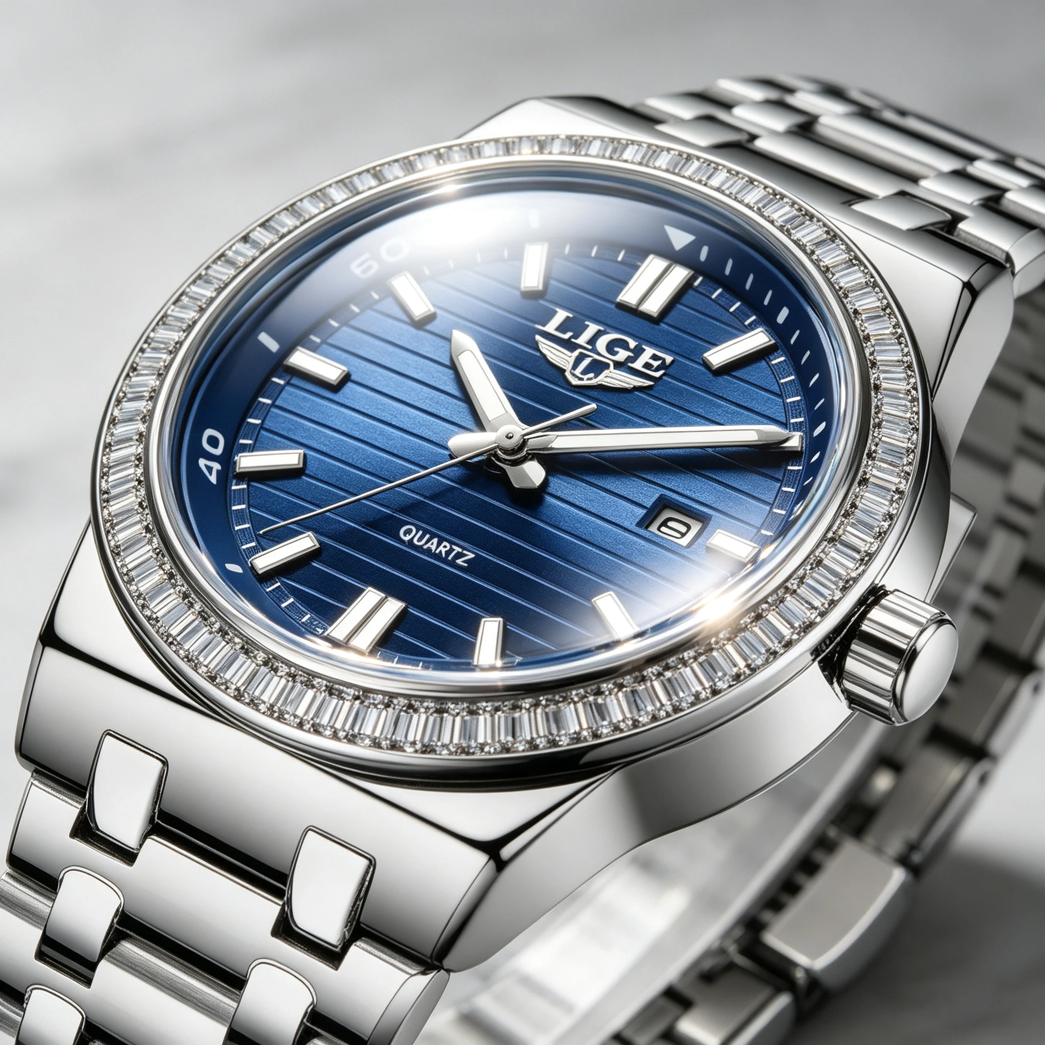 LIGE Top Brand Men's Luxury Wa - Luxury Watch Top 10 recension och pris