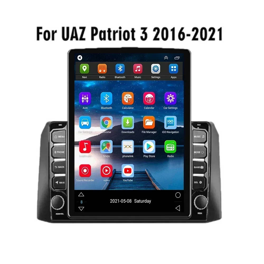 Multimedia Player For UAZ Patriot 3 2016 - 2023 - 2050 Car Radio Tesla Style radio GPS Navigation Android 13 Camera