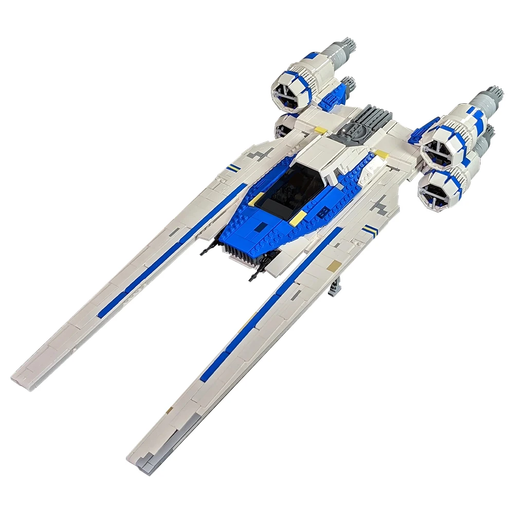 Spaceship U-wing Combat Building Block Model Kit MOC Battle Fighter Craft Bricks Toy Kid Birthdays Gift