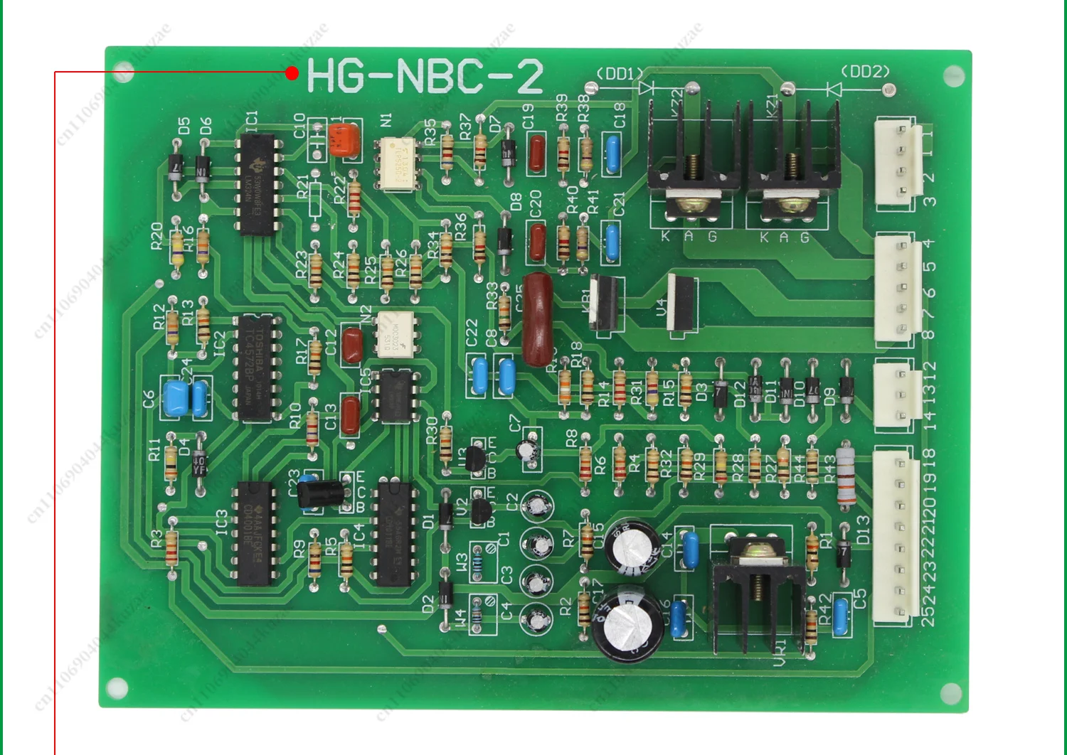 HG-NBC-2 Gas Shielded Welding Control Main Board, Replacement Part for NBC-250 350 500 Secondary Welders