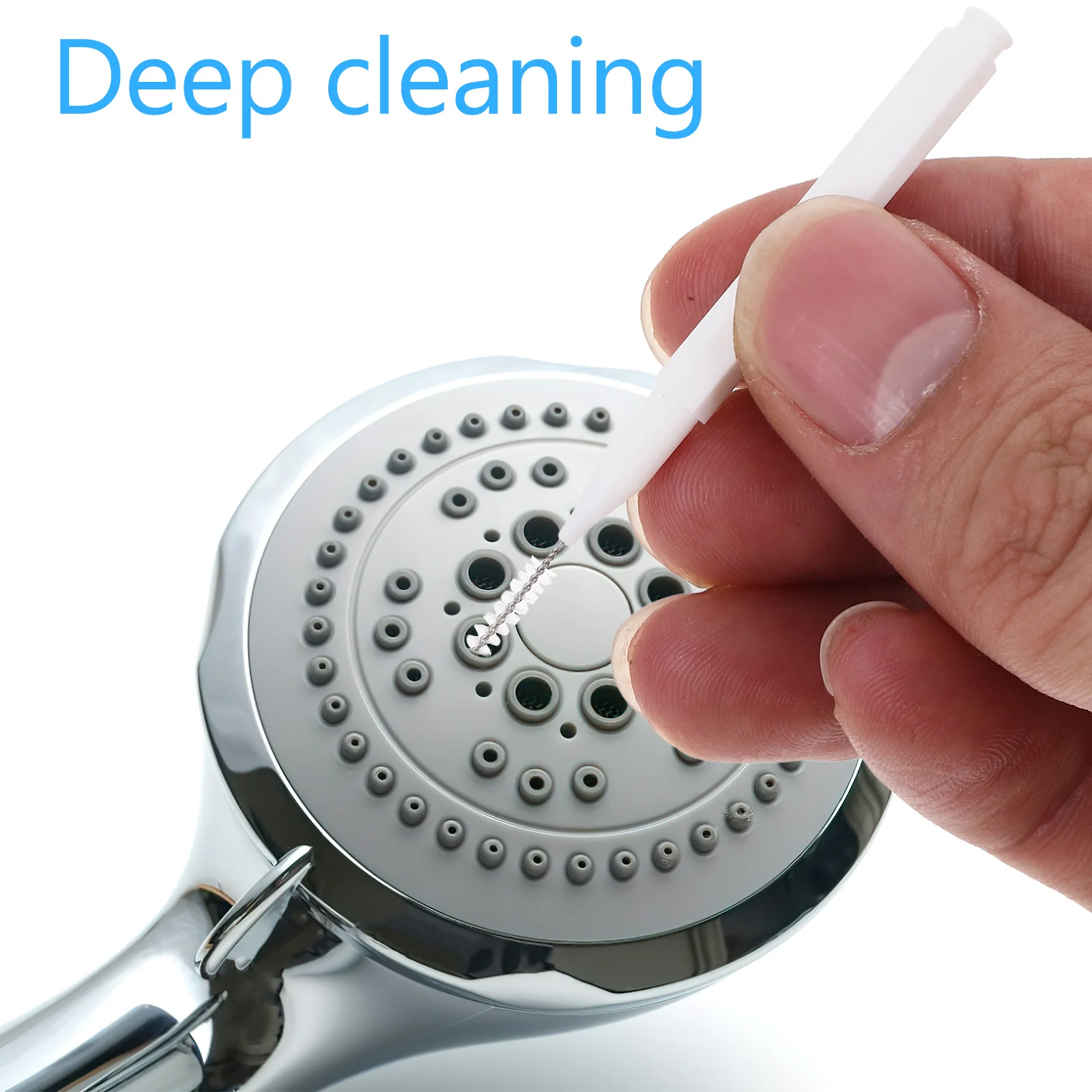 

Mini Gap Cleaning Brush Flexible Small Hole Cleaner For Shower Head Nozzle Bathroom Sprayer Durable Household Cleaning Tool