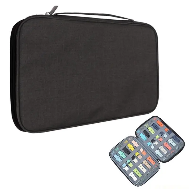 

E56B Watch Box Watchband Storage for Case for Apple-Watch Band Strap Carring Holder Bag Durable Part