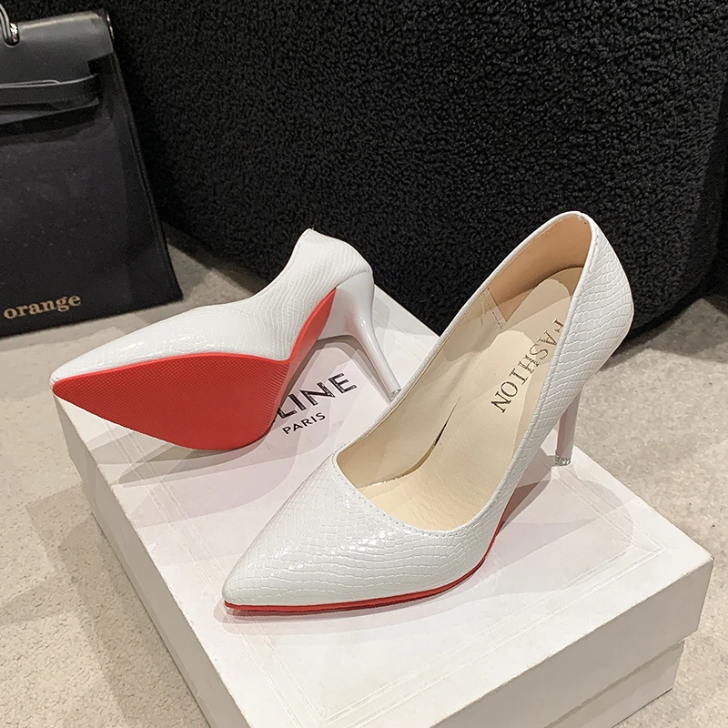 Women Pumps Summer New Lightweight Slip-on Pointed Toe Casual High Heels Women Comfortable Peep Toe Casual Pumps Shoes for Women