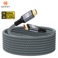 8K 60Hz HDMI-compatible 2.1 Cable for Xiaomi TV Box PS4 PS5 High Speed 4K 120HZ Long Wire 1M 2M 3M 5M 7M 10M 1 2 3 5 7 10 Meters