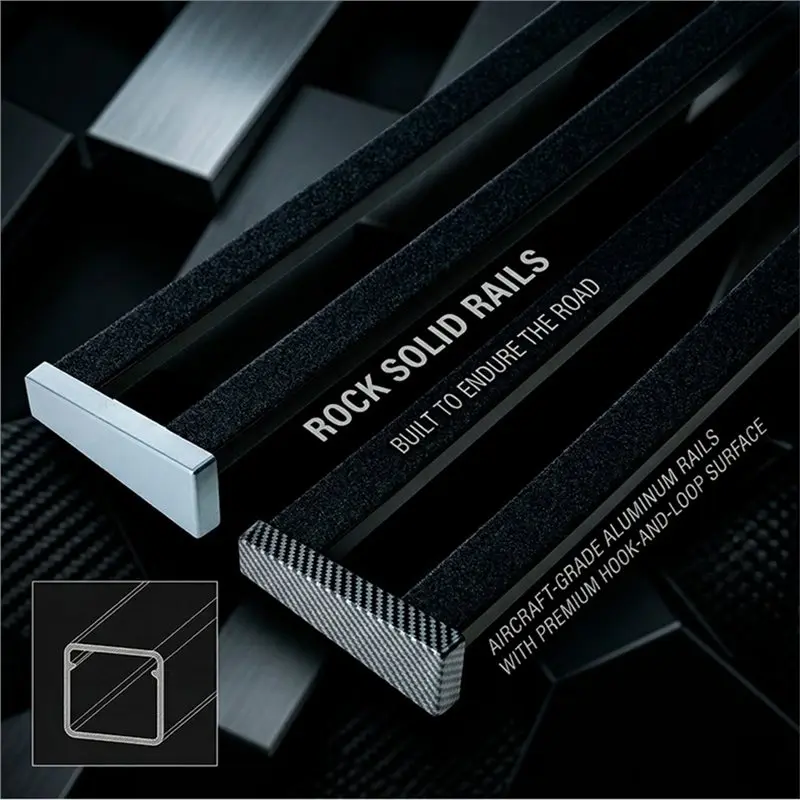 ABKV-Universal Aluminum Alloy Stand For Organiz Electric Guitar Effects Pedals Pedal Board For Organizing Storing Carbon Fiber C