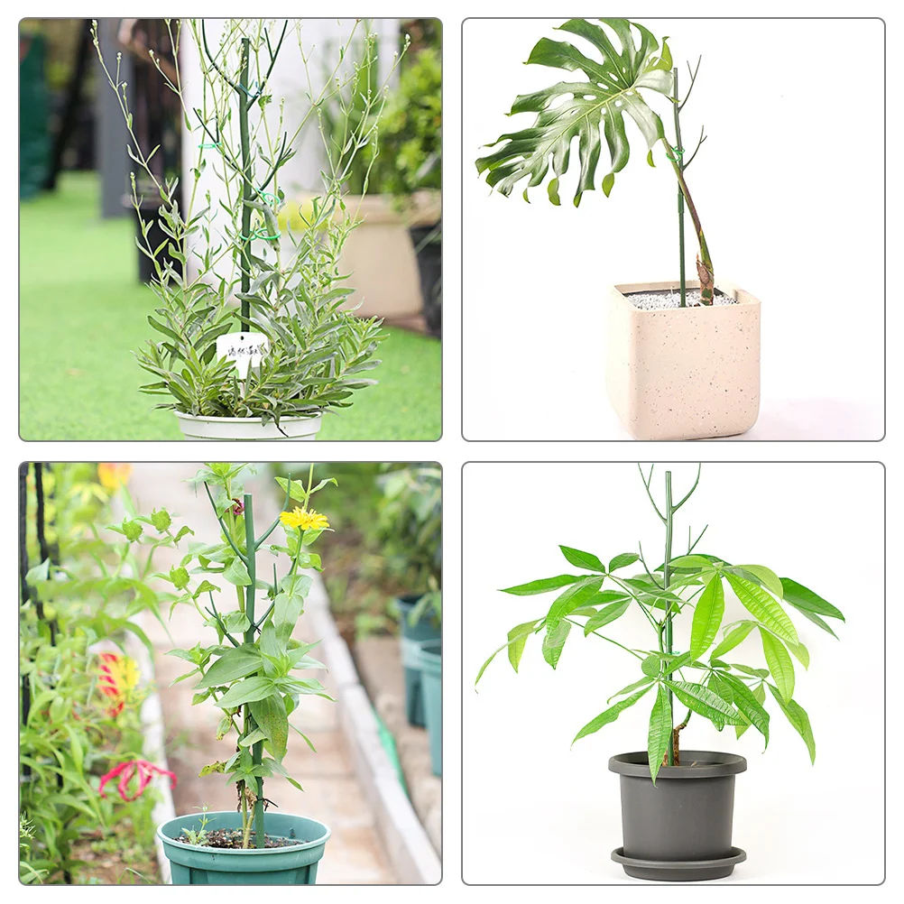 

5Sets Plant Support Climbing Trellis Plastic Durable Garden Plant Pole for Indoor Outdoor Potted Climbing Plants Tomato Pea