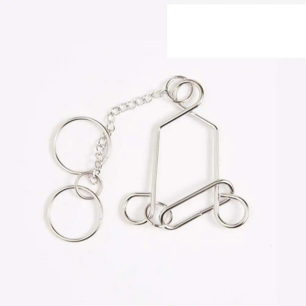 Interlock brinquedos brainteasers jogos kong ming bloqueio jogos interativos brinquedos de desenvolvimento cérebro teaser quebra-cabeças 3d metal quebra-cabeça