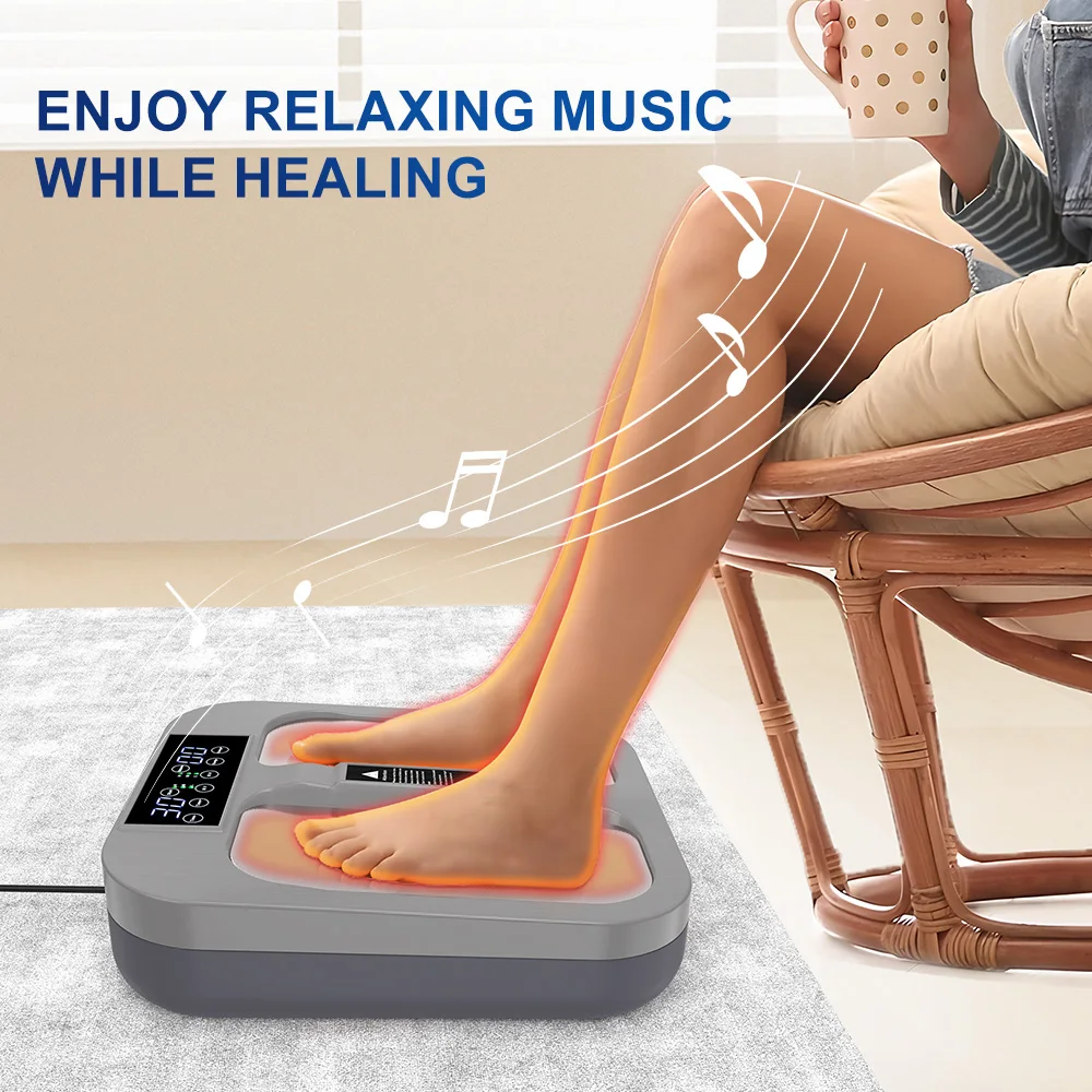 

Deluxe Electric Foot Massager Heated Calf Sole Therapy Enhances Cell Vitality