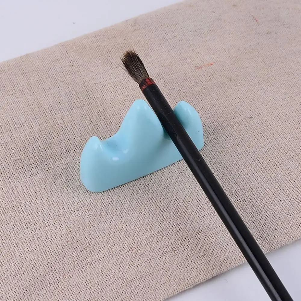 for Calligraphy,Painting Imitation Jade Writing Brush Holder Ink Painting Accessories Pen Rest Stand School Office Supplies