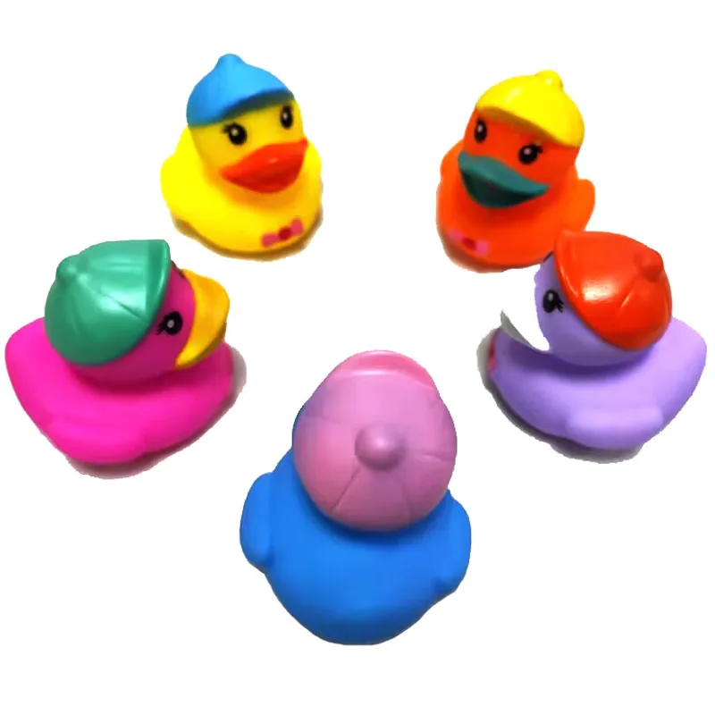 New Baby Bathing Toy Kids Cute Duck Water Spray Sprinkler Shower Rubber Ducks Swimming Beach Water Toys for Kids