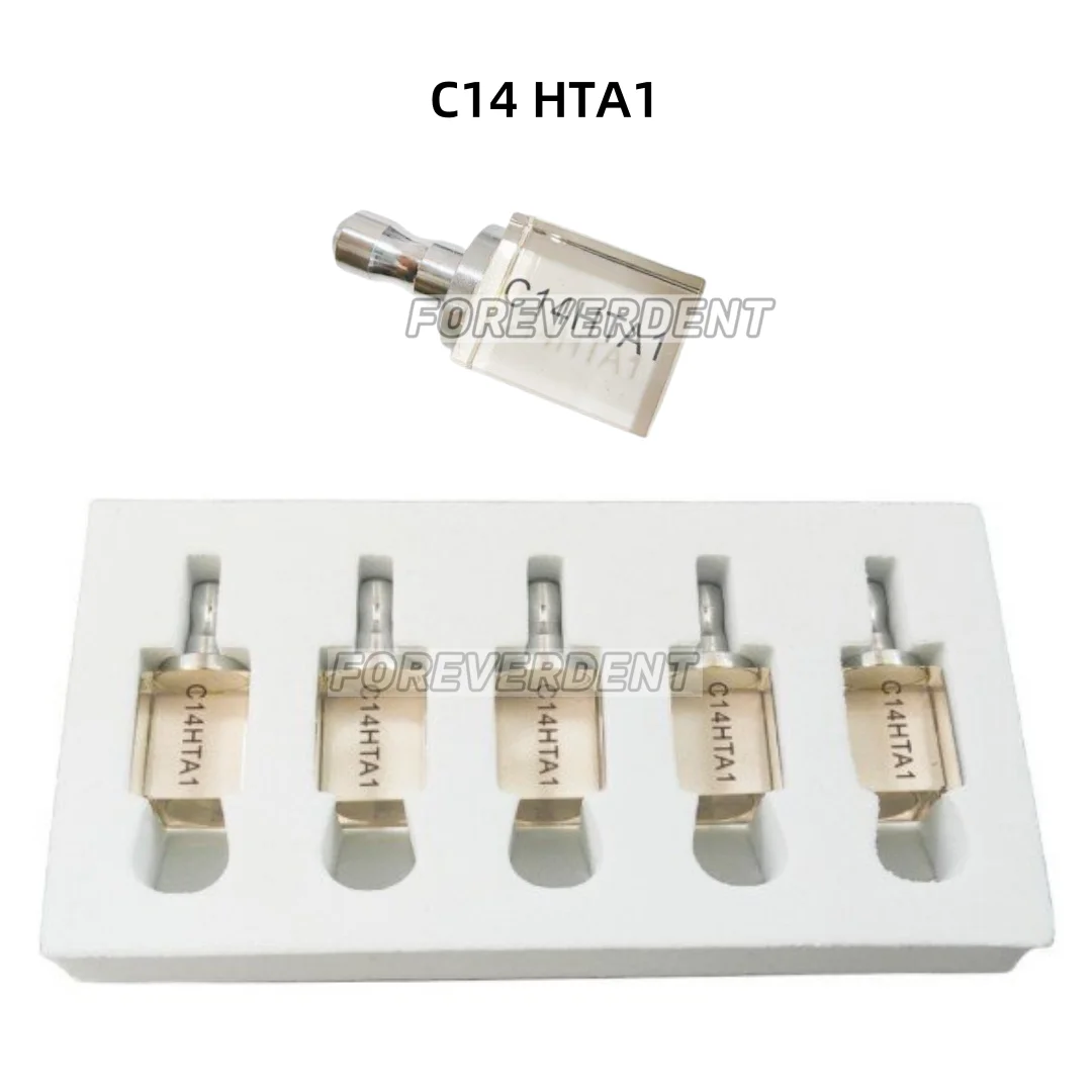 C14 HTA1 Dental Crystal Blocks Glass Ceramic Zirconia Reinforced CEREC Block CAD