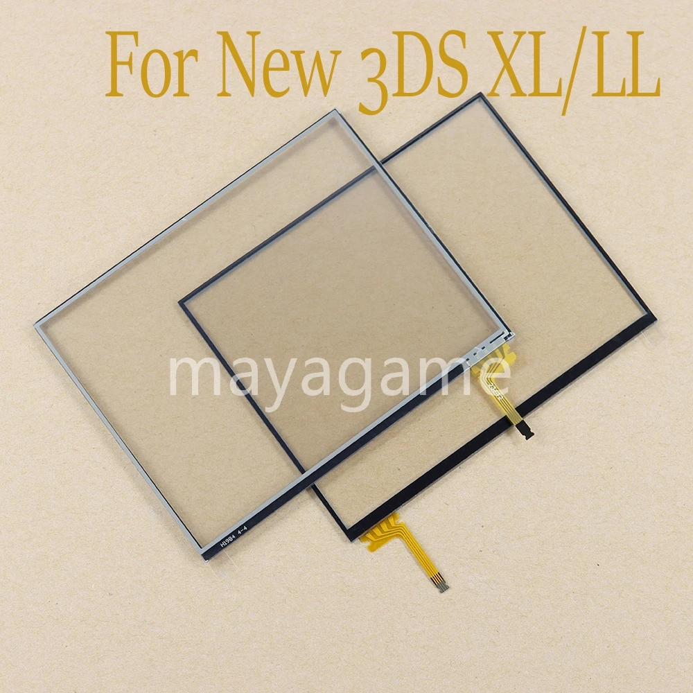 30pcs For New 3DS XL LL Touch Screen Digitizer Bottom Glass Replacement Parts