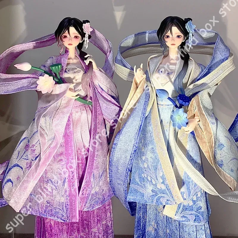 1/6 Bjd Blind Box Fengyue Thousand Years Ancient Style Chinese style Articulated Figure Outfit Collectible Dolls Exquisite Gift