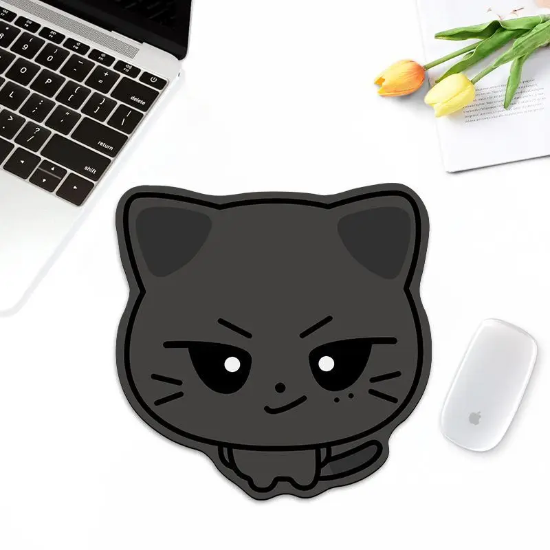 

ENHYPEN Cute Portable Mouse Mat with Cartoon Patterns Ergonomic Wrist Cushion Multi-purpose Desk Pad for Home Office Gift