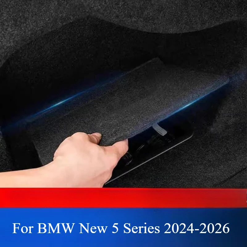 

For BMW New 5 Series 2024-2026 Trunk Storage Compartmentator Storage Box Cover Side Baffle Retrofit Automobiles Accessories