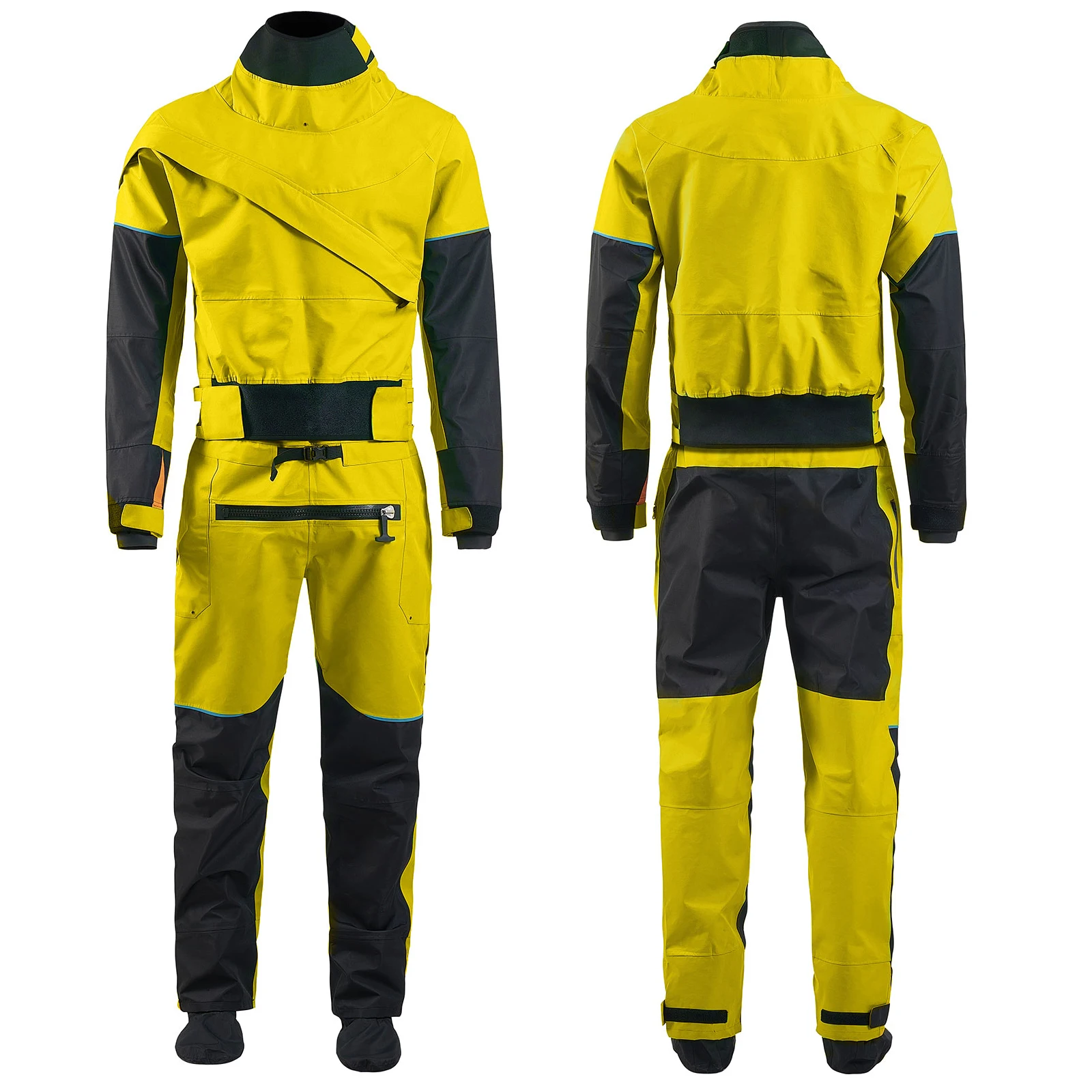 Waterproof Dry Suit Kayak for Men, Breathable Material, Fabric, Surfing and Sailing, 3 Layers