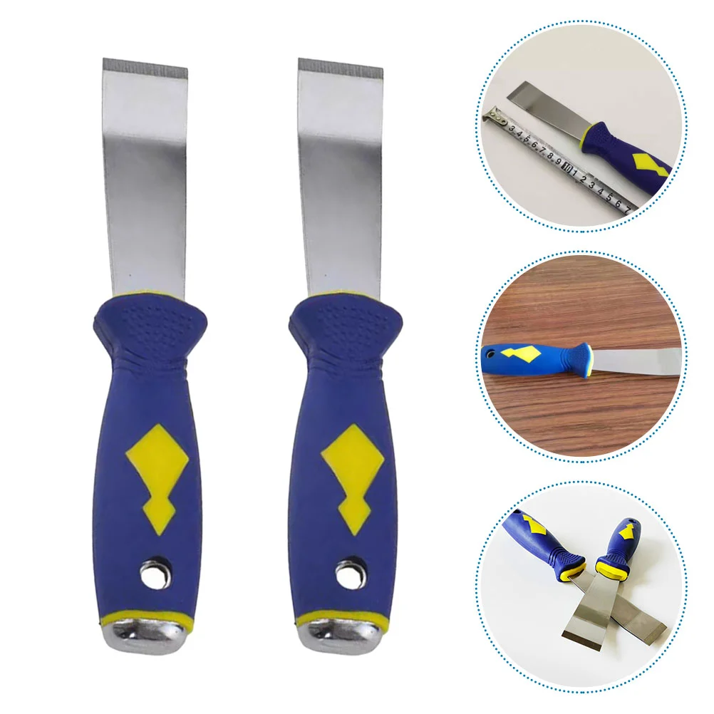 2 Pcs Car Detailing Brush Tire Repair Tool Balance Weight Scraper Lose Wheel Cleaner