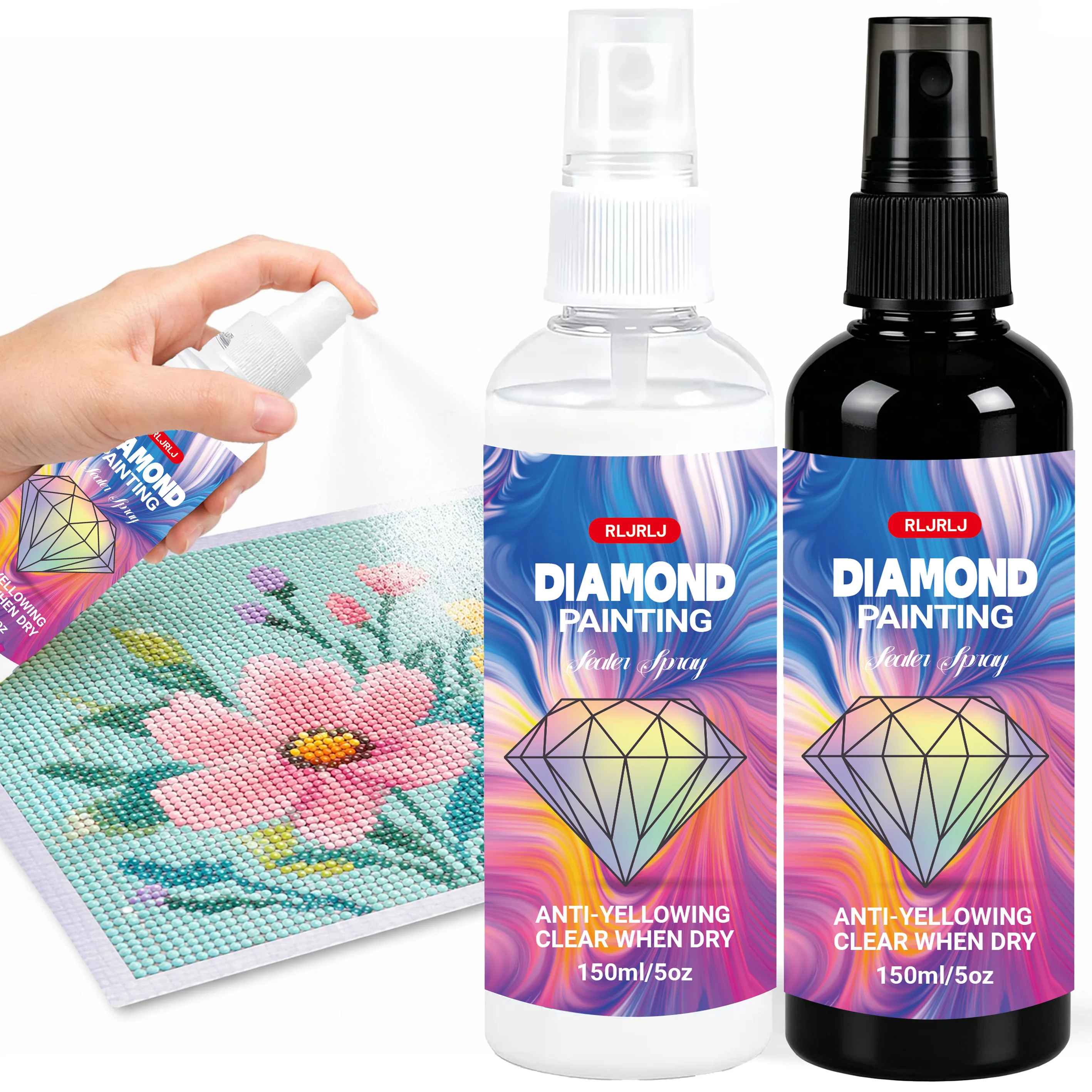 150ml Stone Art Sealer Spray Quick Dry Sealant for Stone Painting Craft Art And Craft Tools, Additions Diamond Painting Sealant