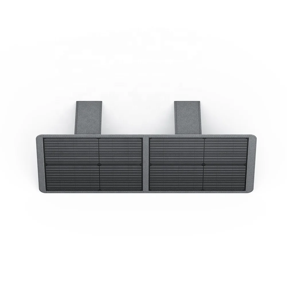 65W Monocrystalline Silicon Solar Panels For Outdoor Camping 2pcs Folding Flexible Design Portable Solar Charger For Phone
