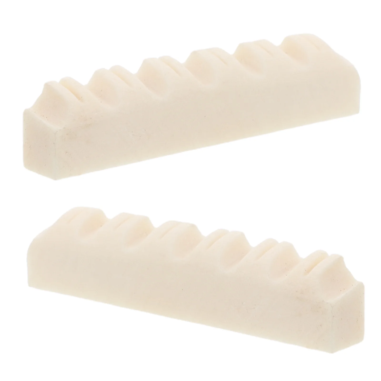 2 قطعة جسر الجوز الغيتار العظام للجيتار الشعبي الصوتي الدقة صالح دائم لهجة سلسلة الاستقرار الموسيقية