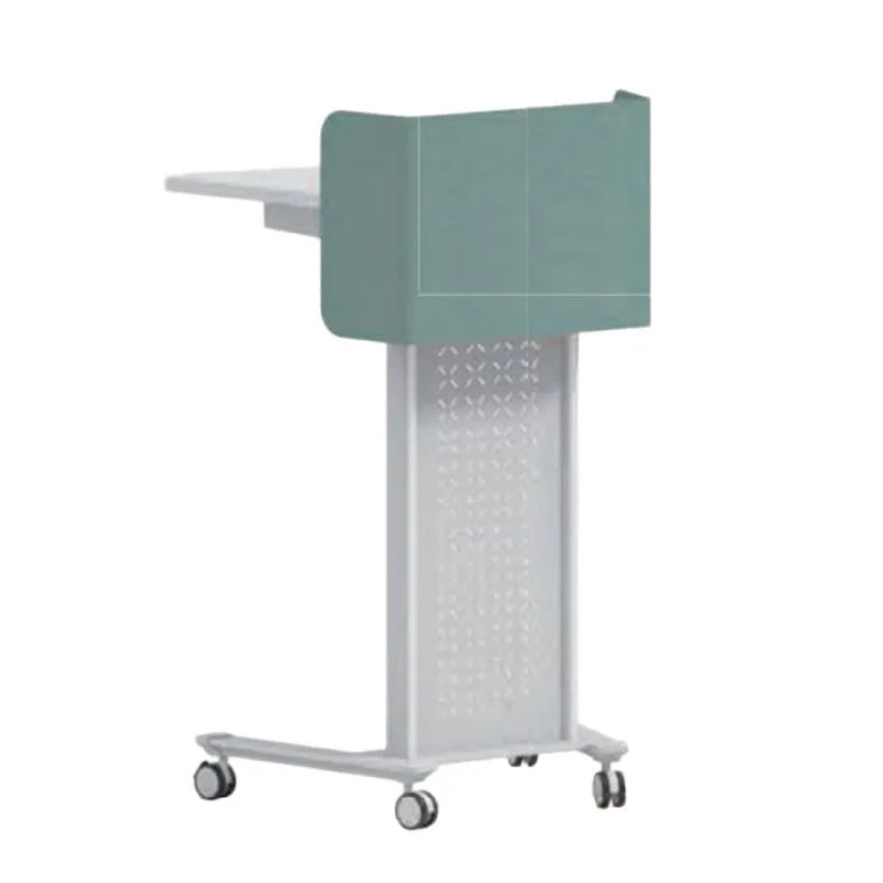 

School library reading table welcome consultation desk host podium rostrum mobile speech reading table desk