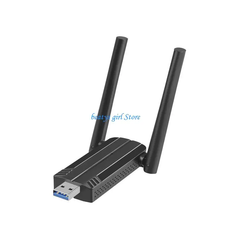 

C7AB Dual Band 2.4G/5GHz 1800Mb WiFi Card USB3.0 Adapter Desktop LAN Gigabit