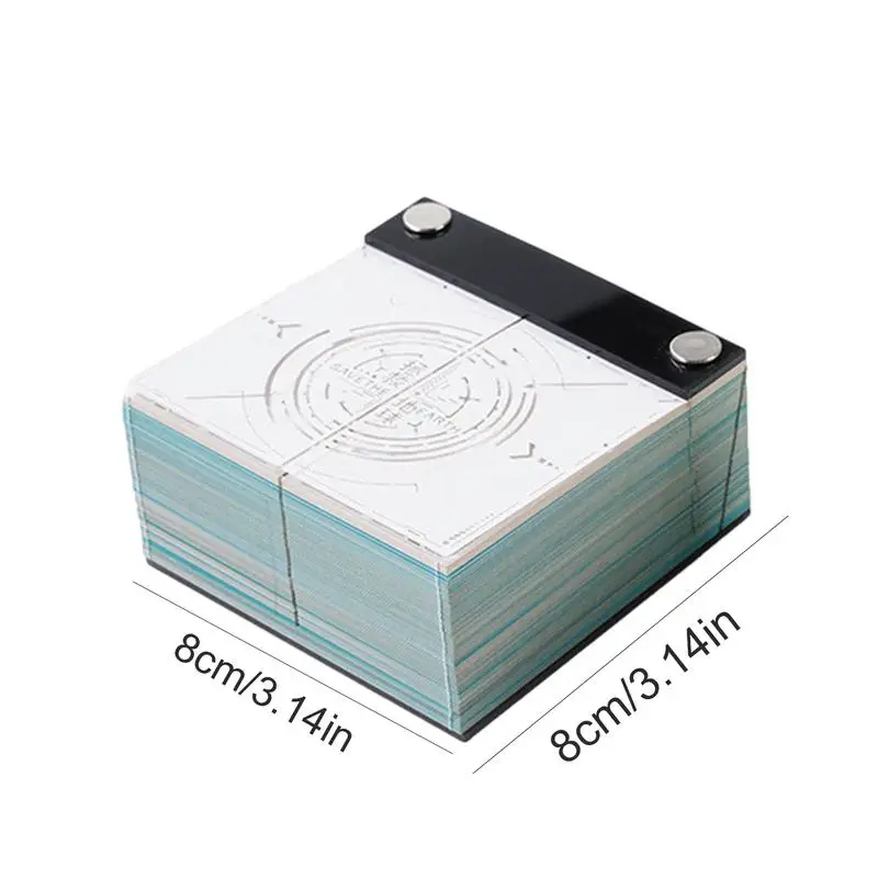 Bloc de notas artístico de papel 3D, Bloc de notas postales DIY, Bloc de notas artístico 3D creativo rasgado a mano, papeles, tarjetas artesanales para estudiantes y decoración de escritorio