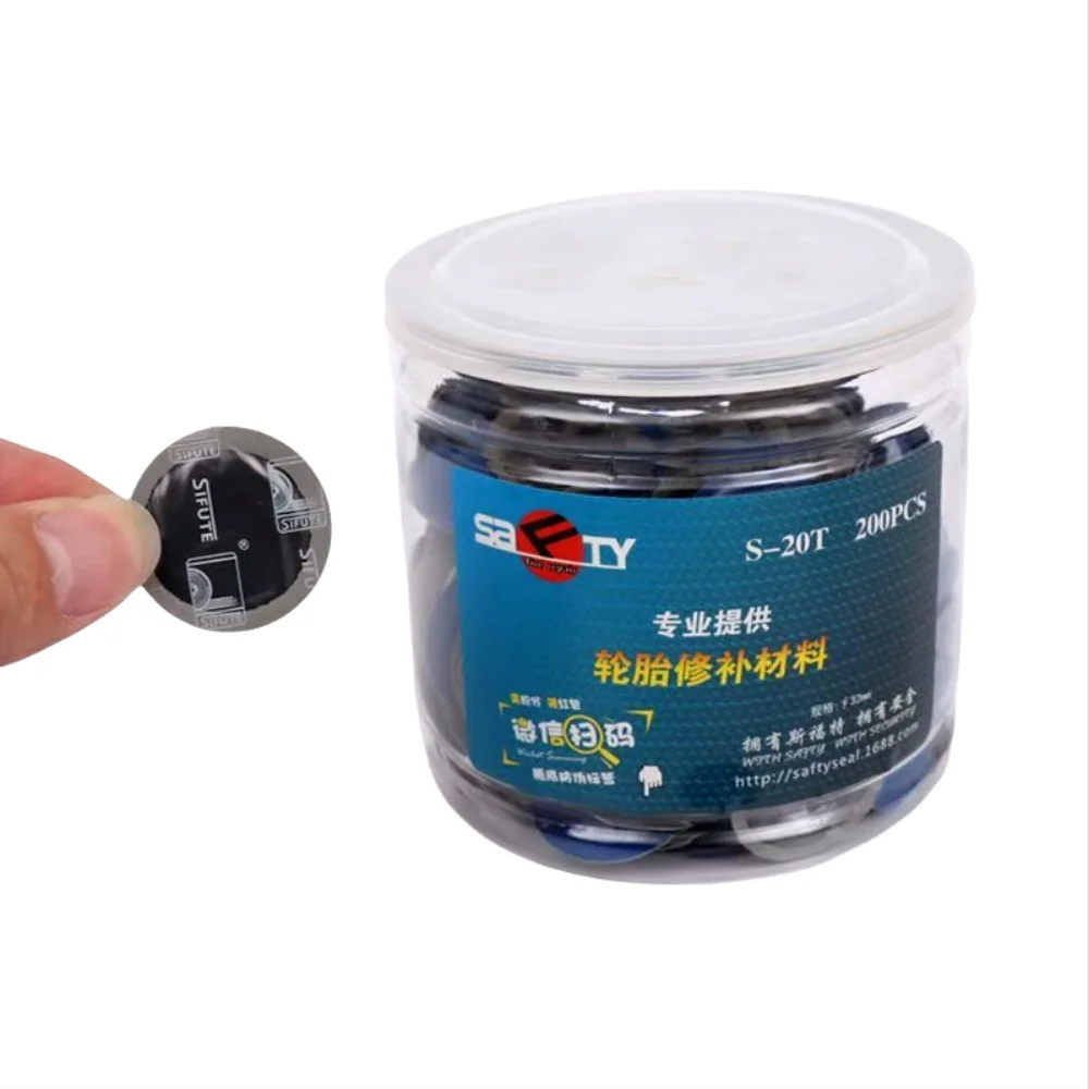 

200 штук пленки для ремонта шин диаметром 32 мм в коробке пленки для ремонта шин из натурального каучука Sift