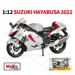 Maisto 1:12 2022 Suzuki Hayabusa Die Cast veicoli hobby da collezione moto Model Toys