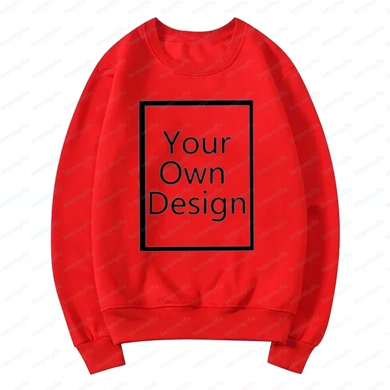 2026 Custom Sweatshirt Text Hoodies Student Casual Custom Printed Text DIY Hooded Custom Personalized Hoodie Men Clothing