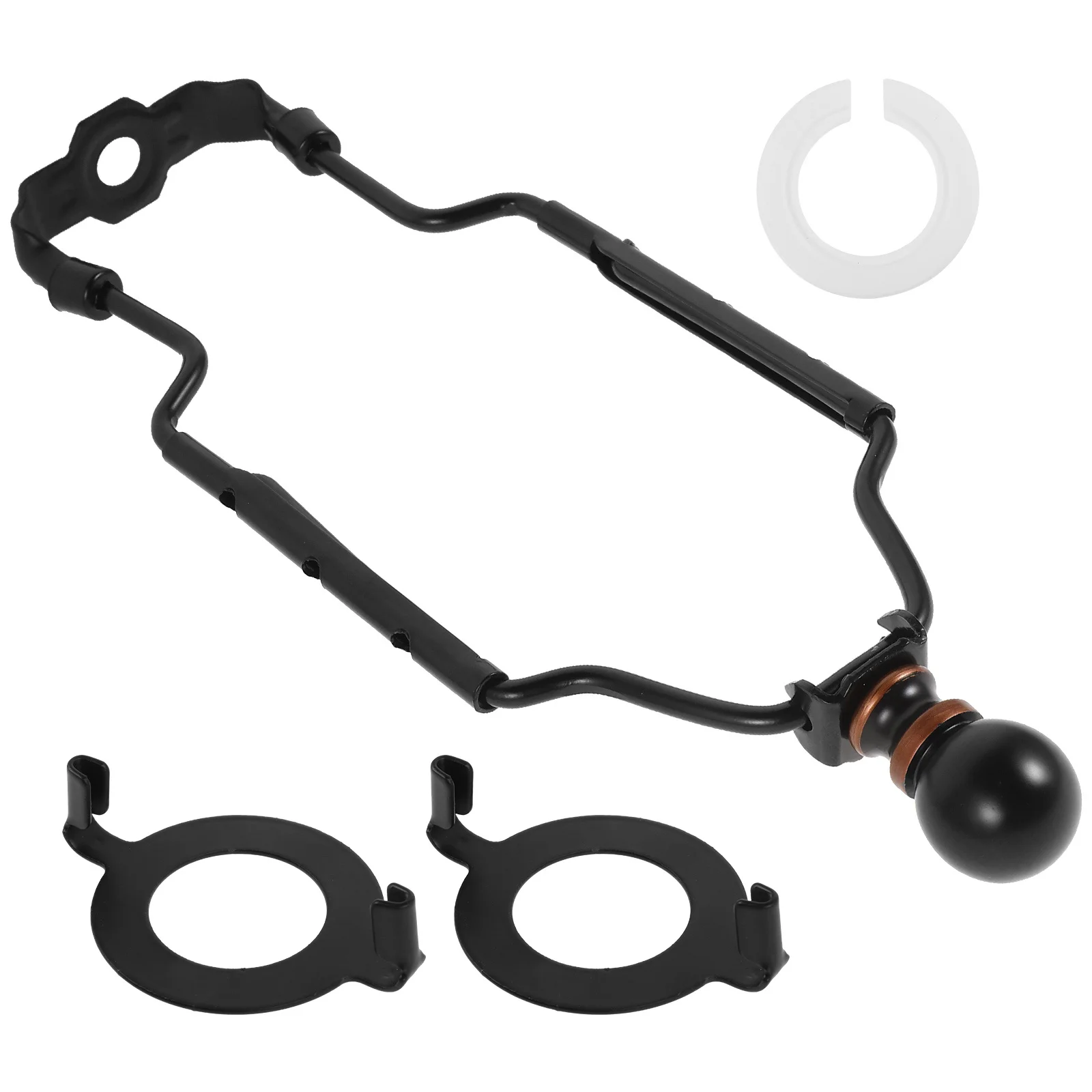 

1 комплект ламповой арфы, прочный материал, простой в использовании для уникальных светильников, лампа для дома, ресторана, кофейни, арфы