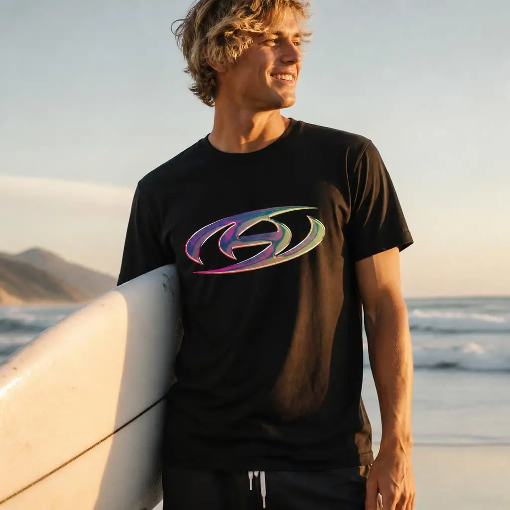 Ateezs Chromatic Logo Men Retro T Shirt 100% Cotton Clothing Fun Short Sleeve Tee Gift T-Shirts