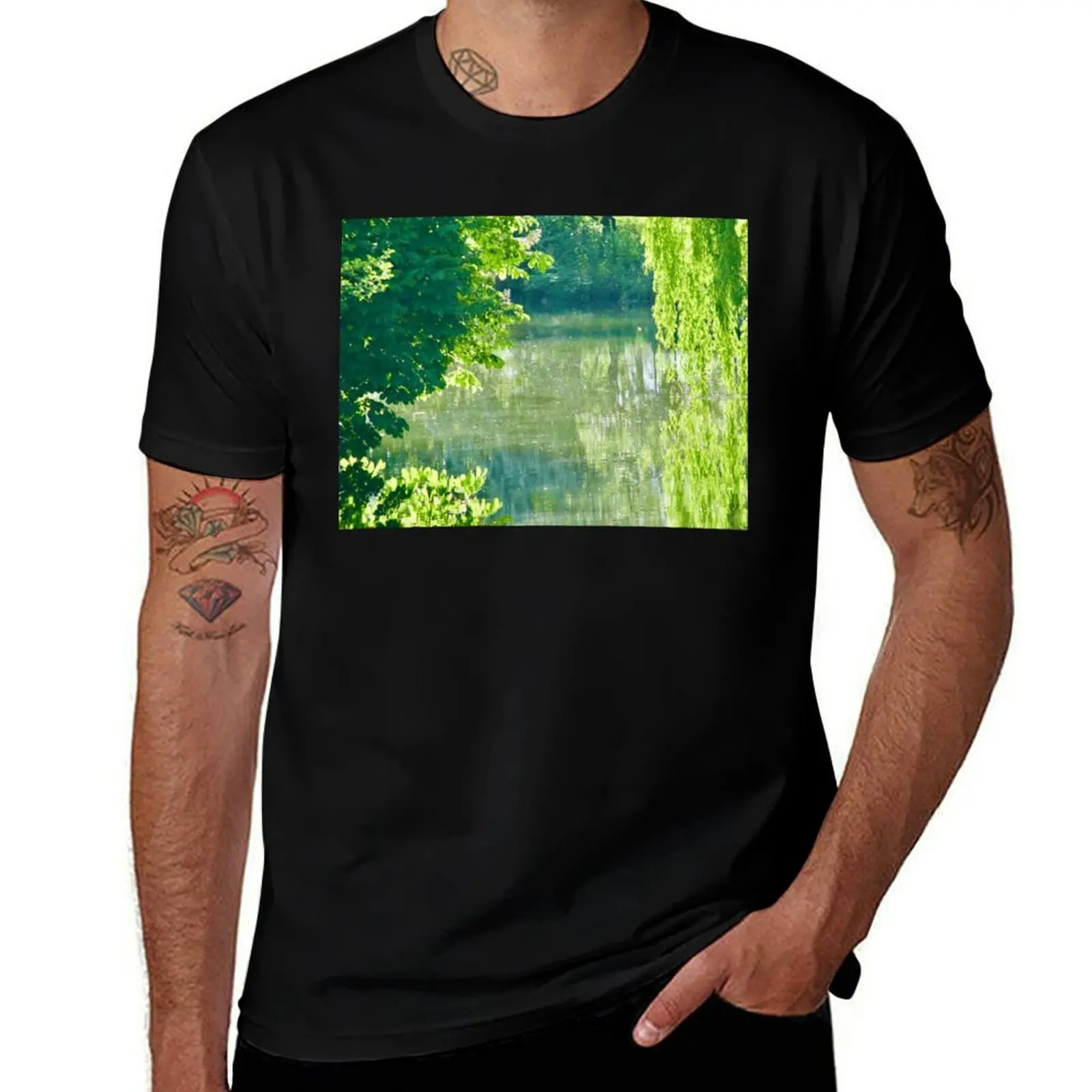 

forest lake T-Shirt luxury t-shirt shirts graphic football t shirt mens graphic t-shirts anime