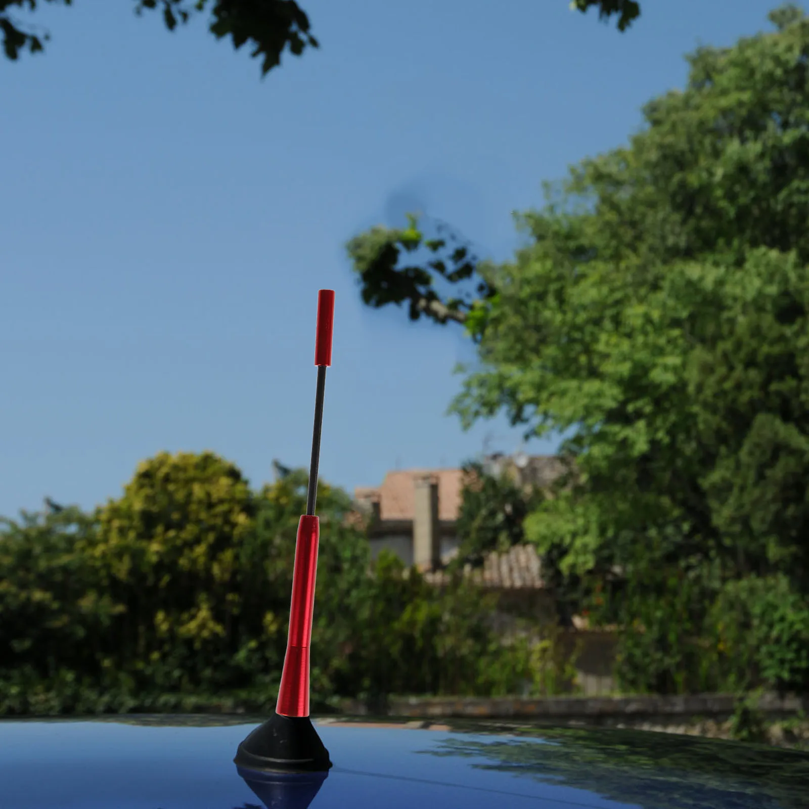 

Aluminum Alloy Car Antenna Telescopic Radio Signal Truck Mount Red 3 Adjustable Roof Accessories Replacement