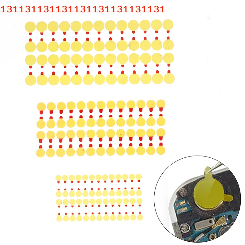 100Pcs For Phone Camera Protection Dust Guard High-Temperature Resistant Tape Stickers