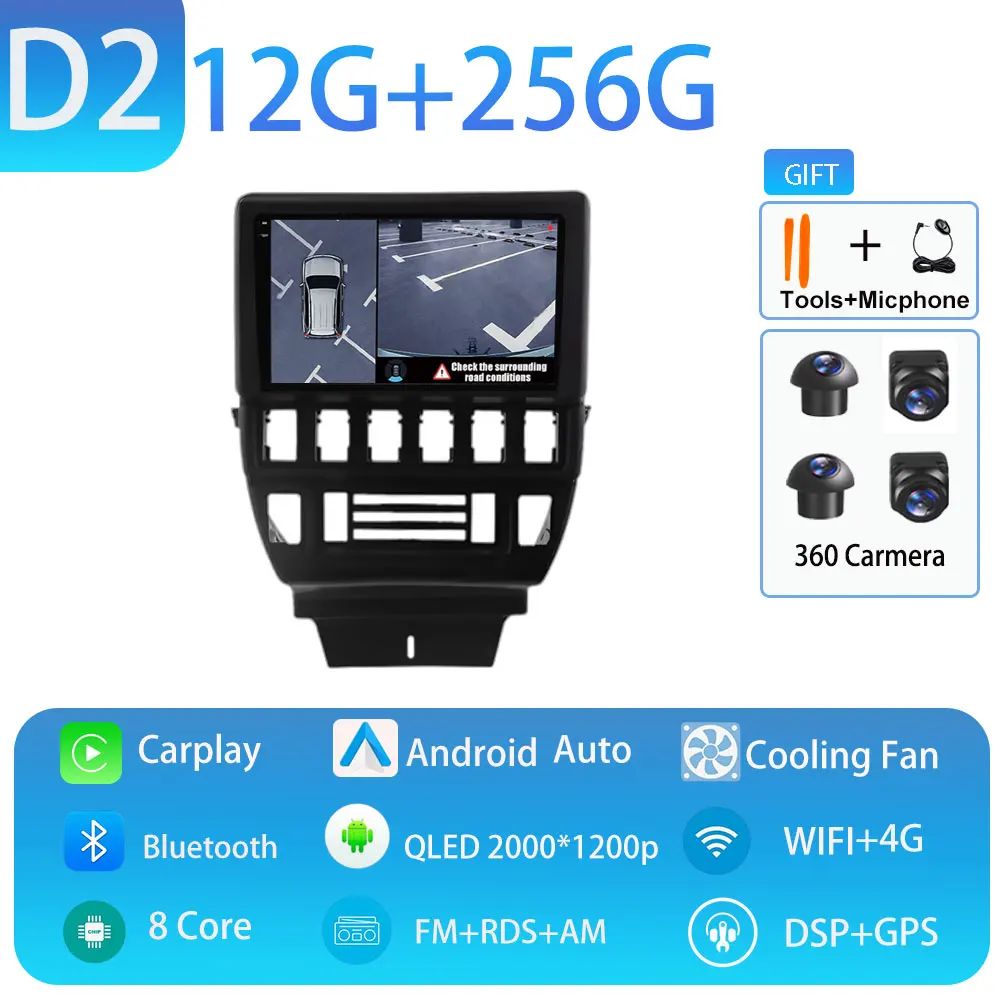 Voor LADA Niva 1993-2020 Android 15 Auto Speler Centrale GPS Navigatie Multimedia Draadloze Carplay Stereo Scherm 4G BT Head Unit