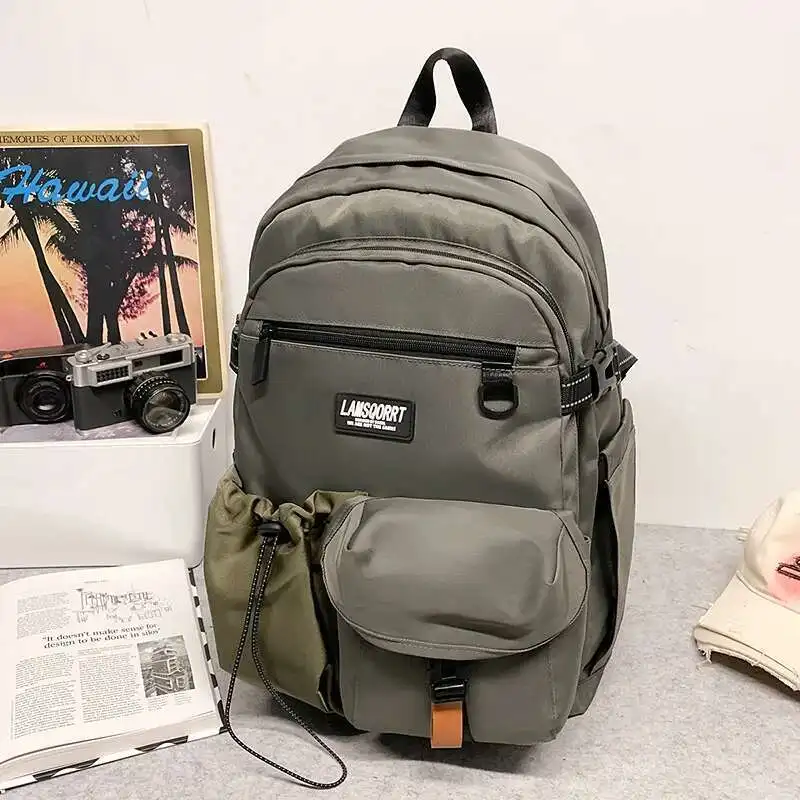 Trendy Large Capacity Backpack Fashion Shoulder Bag for High School Boys College Girls Laptop Bag 2025