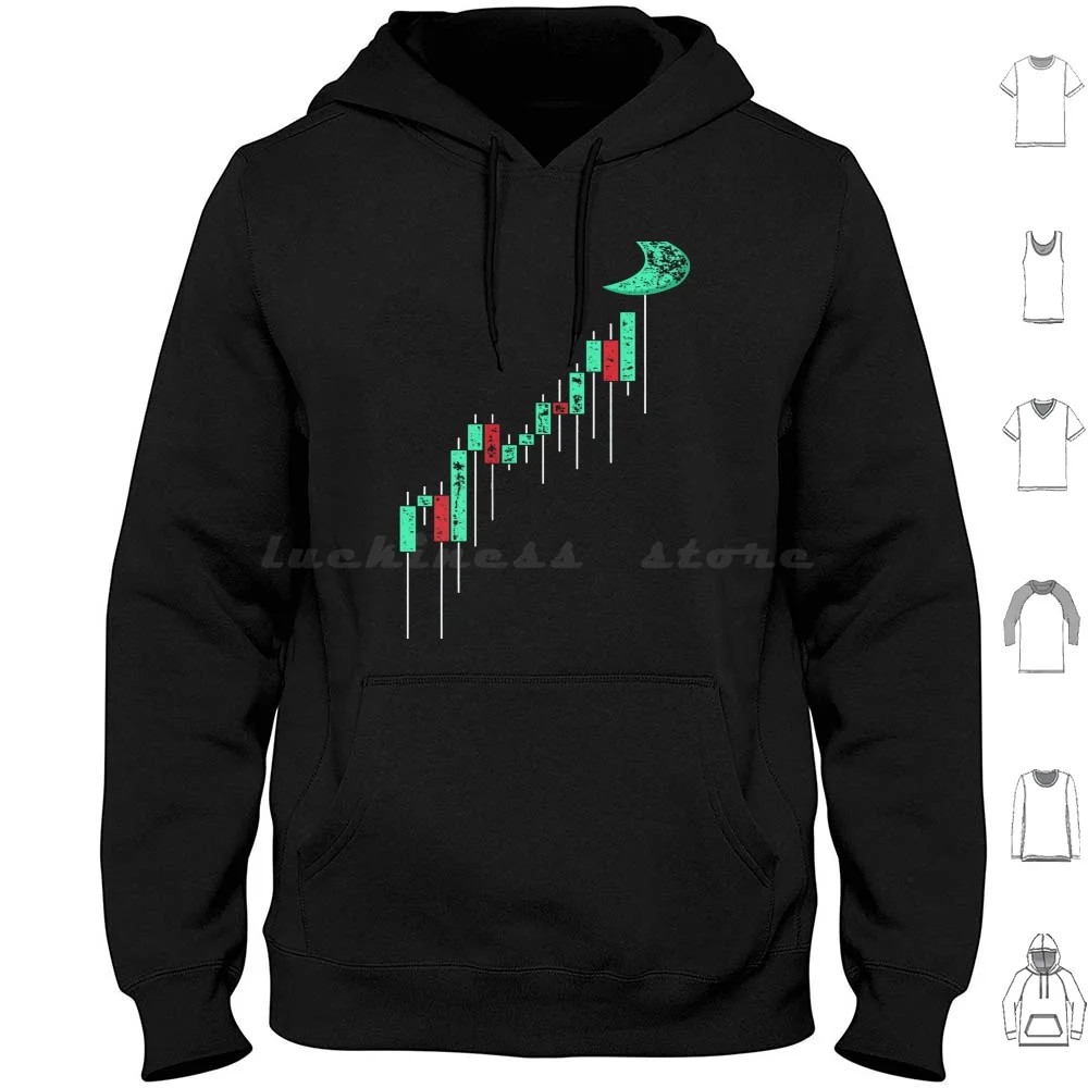 

Крипто-коллекция Hodl, винтажные толстовки с надписью To The Moon, толстовки с длинными рукавами, криптовалюта, альтернативные монеты Ethereum