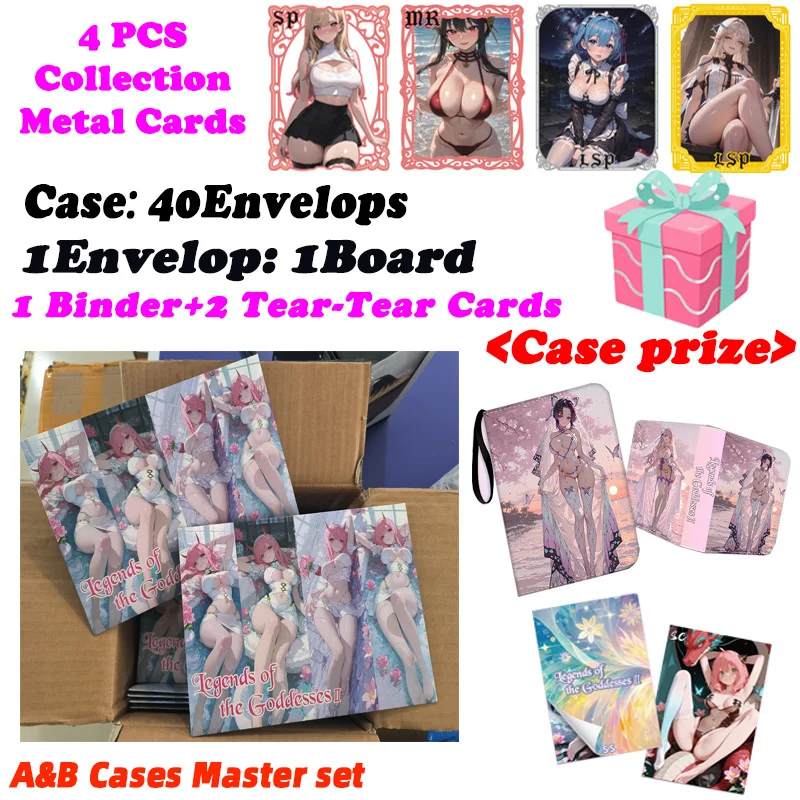 

Wholesale 2025 Newest Goddess Story A5 Summer Flame Legends of the Goddess 2 Anime Game Beauty Bikini Rare Collection Cards