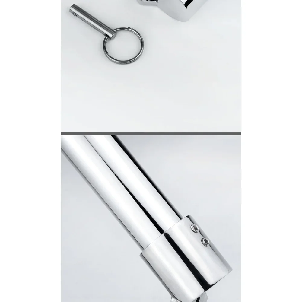 Marine Swivel Joint Connector Pin Type Made of 316 Stainless Steel for Boat For Yacht Pipe Installations 22-32mm
