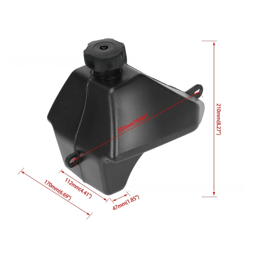 Off-road Riding Dirt Bike Gas Tank Aftermarket Replacement Tank Plastic Replacement Part Easy Installation Plastic Construction