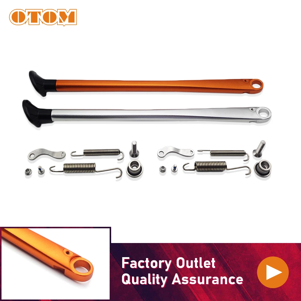 Motorcycle Parking Side Stand Kickstand With Spring Kit Non-slip Stand Base Pad For KTM HUSQVARNA GASGAS TE FE XCF EXC 2017-2023