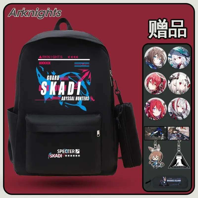 Arknights Anime Backpack Casual Unisex Fashion Versatile Large Capacity School Bag For Students Anime