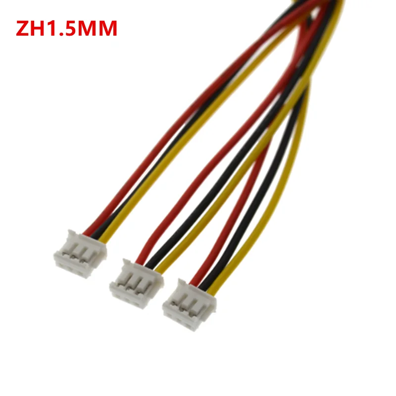 10pcs 1.0 1.25 1.5 2.0 2.54 Sh/jst/zh/ph/xh 1.0mm 1.25mm 1.5mm 2.0mm 2.54mm 2pin/3/4/5/6/7/10p Female Plug Connector With Wire