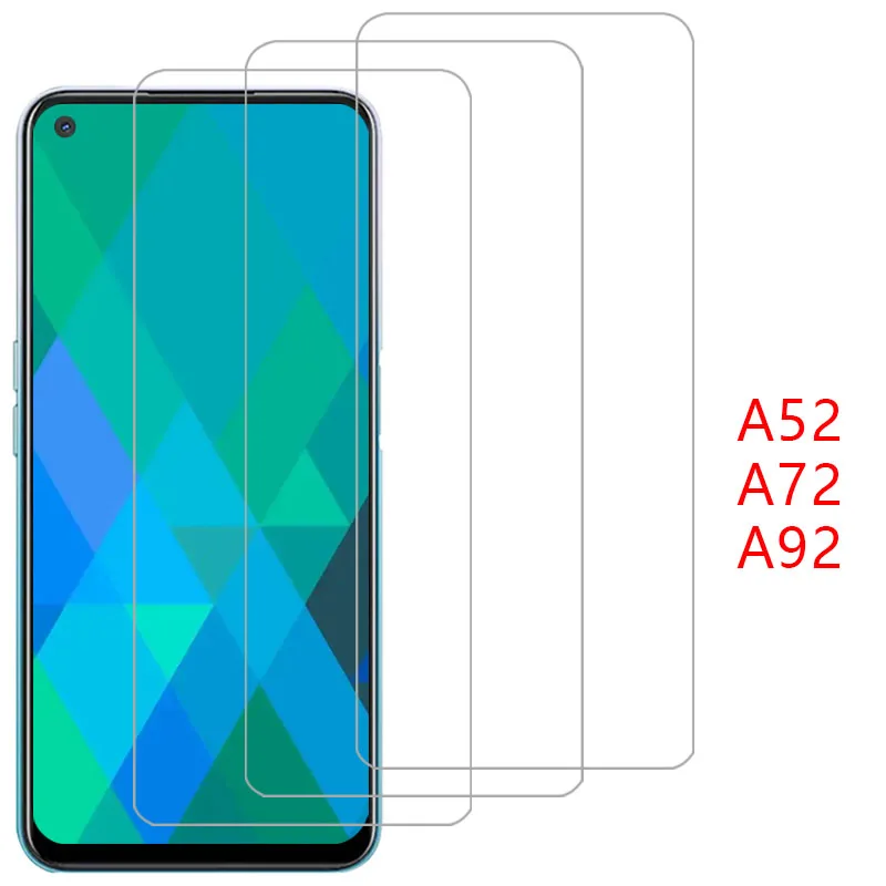 tempered glass for oppo a52 a72 4g 5g a92 phone case on oppoa52 oppoa72 oppoa92 a 52 72 92 52a 72a 92a back cover 360 opp opo